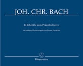 44 Chorale zum Praambulieren Organ sheet music cover